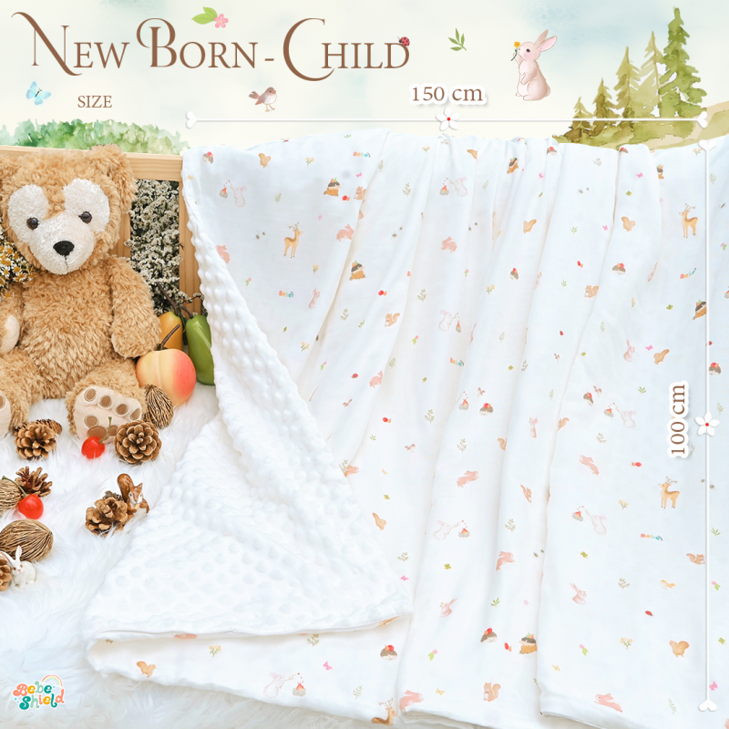 Bamboo Minky Blanket The little woodland