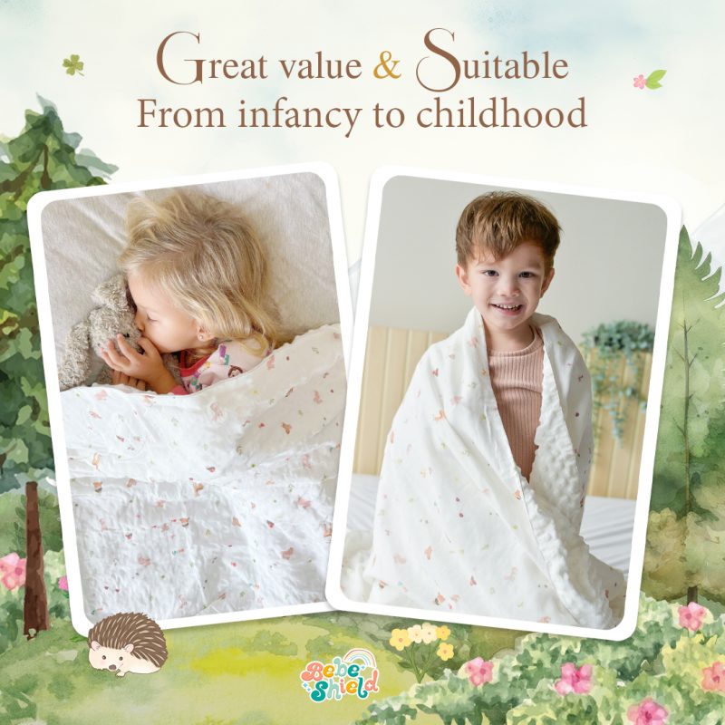 Bamboo Minky Blanket The little woodland